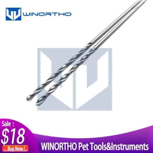 10PCS Drill Bits for Jacobs chuck stainless steel animal pet surgical tools and veterinary instruments
