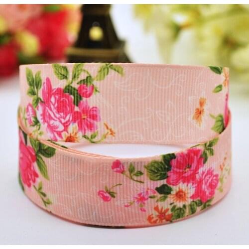 22mm 25mm 38mm 75mm Flowers Cartoon Character Printed grosgrain ribbon party decoration sewing supplies 10Y X-00016