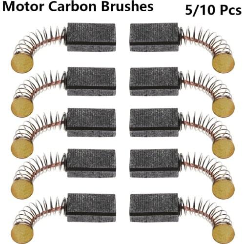 5/10 Pcs 5x8x15mm Generic Carbon Brushes Mini Drill Electric Grinder Replacement Carbon Brushes Motors Spare Parts Rotary Tool