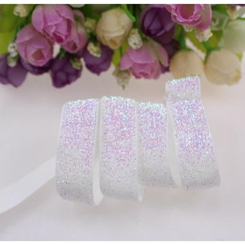 5/8" frosted glitter elastic B-10T for accessaries, 150yards/roll
