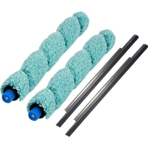 Accessories Replacement for Ilife W400 Floor Washing Robot Parts - Floor Washing Robotic Cleaner Main Brush & Scraper