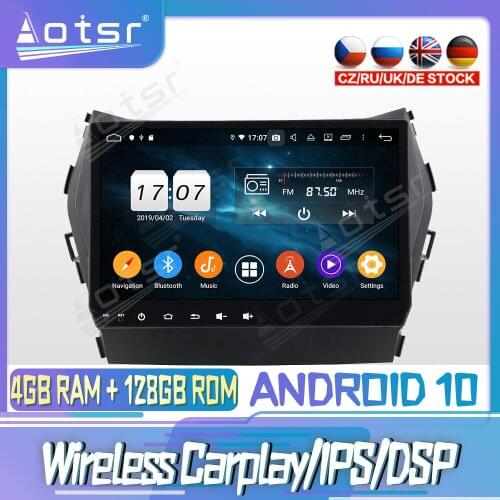 Android 10 PX6 128G For Hyundai IX45 2014-2016 Car CD DVD GPS Navigation Auto Radio Stereo Video Multimedia Player HeadUnit 2din