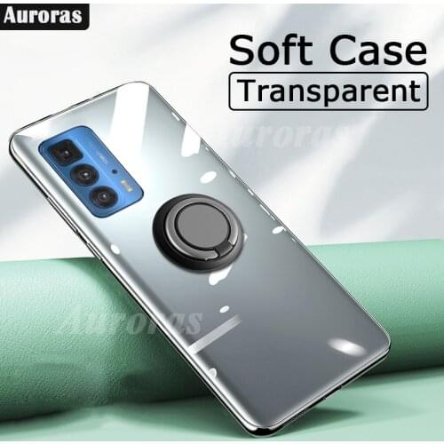Auroras For Motorola Edge 20 Lite Case Full Protection Shockproof Soft Silicone Matte Cover For Moto Edge 20 Pro Ring Holder