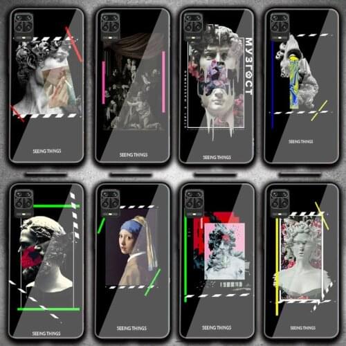 Black And White Fashion Off Phone Case For Redmi 4X 5 5plus 6 6A Note 4 5 6 6pro 7 Xiaomi 6 8se MIX2S Note 3 Tempered Glass