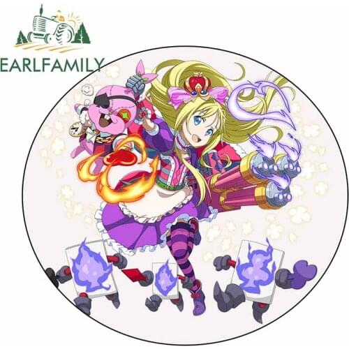 EARLFAMILY 13cm x 12.1cm for Sword Art Online Leafa RV Car Stickers Laptop Surfboard Decal Laptop Windows Anime Car Assessoires