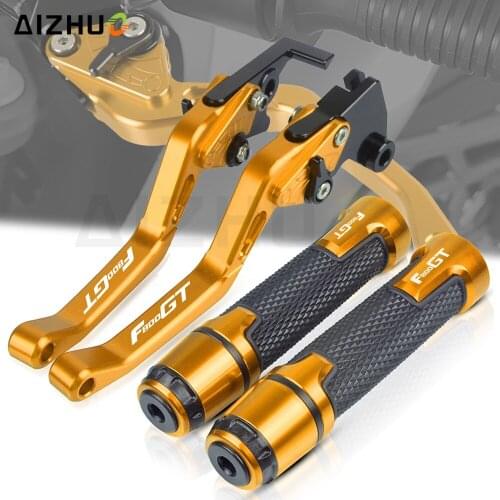 F800 GT CNC Adjustable Brake Clutch Levers Motorcycle Hand Grips Ends Handlebar Accessories FOR BMW F800GT 2013-2016 2015 2014