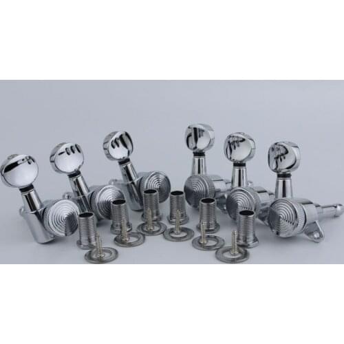 Chrome Guitar Machine Heads Tuners Locking String Tuning Key Pegs Tuners for LP, SG, ST,TL Electric Guitars