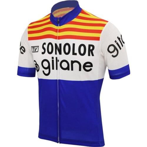 Classic men multicolor cycling jersey short sleeve summer bike wear jersey road jersey cycling clothing cycling top