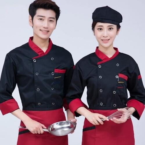 Chef jacket uniform clothing food service catering restaurant kitchen work chef outfit cook jacket uniform clothes TA780
