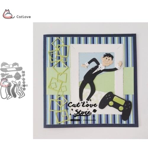 Building Up Man Metal Cutting Dies Stencils For DIY Scrapbooking Paper Card Decorative Craft Dies Embossing Die Cuts New 2019