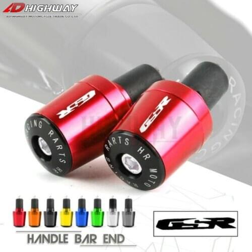 Motorcycle CNC 7/8'' 22MM Handlebar Handle Bar End Grips Cap Weight Plugs Silder For Suzuki GSR600 GSR750 GSR400 GSR 400 600 750