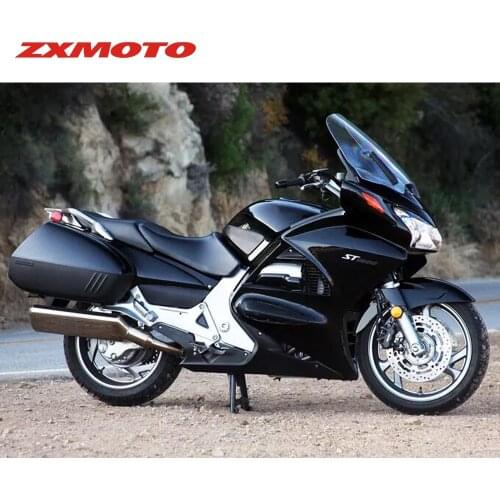 ZXMOTO Motorcycle Full Fairing Kit Set Bodywork Fit For ST1300 2002-2010 Gloss Black Painted ABS Plastics ZXMT Vivid ST 1300