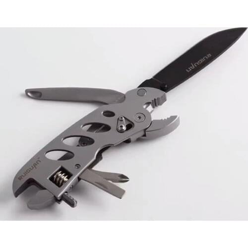 Portable Multi-function Tool Adjustable Wrench Outdoor Hand Tool Folding Pliers Mini Screwdriver Home Travel Steel Tools