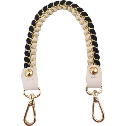 Fashion Colorful Bag Strap Small Bag Accessory Narrow Shoulder Strap Replacement Weave Handbag Handles Braided Handle Bag Belts