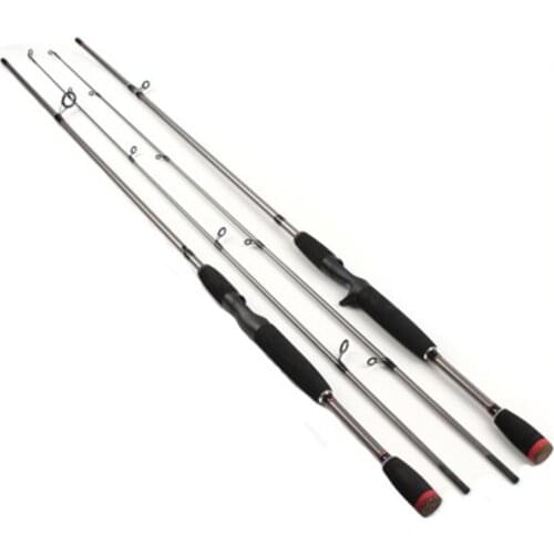 High Quality Casting Spinning Fishing Rod 1.8m 2 Segments M Power Lure Fishing Pole Stick