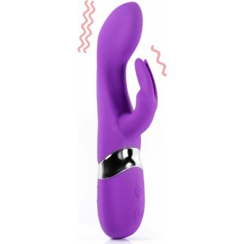 Vibrators For Women Clitoris Vagina Powerful Dual Motor Vibration Telescopic Swing Silica Gel Female Intimate Goods Sexy Sex To