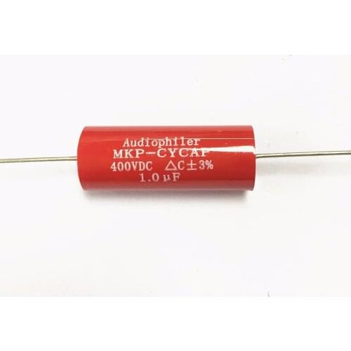 Free Shipping 10PCS MKP 1UF 400V audio grade AXIAL capacitor for tube guitar amps