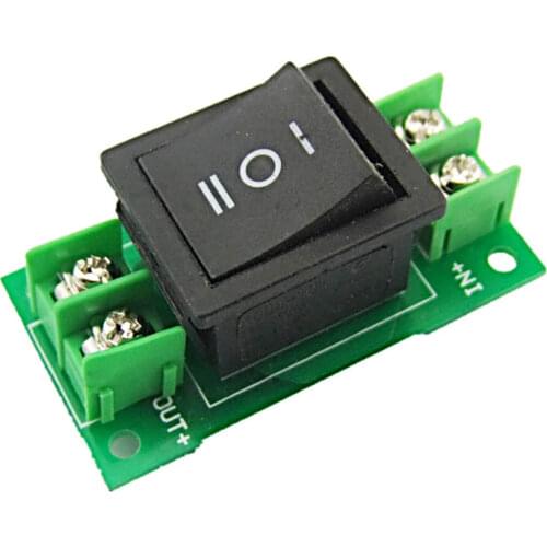 32*60MM Conversion Rocker Switch Pump Forward and Reverse Converter Positive and Negative Pole Conversion Switch