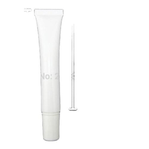 20ml white mildy wash soft tube or butter / handcream tube with round white lid