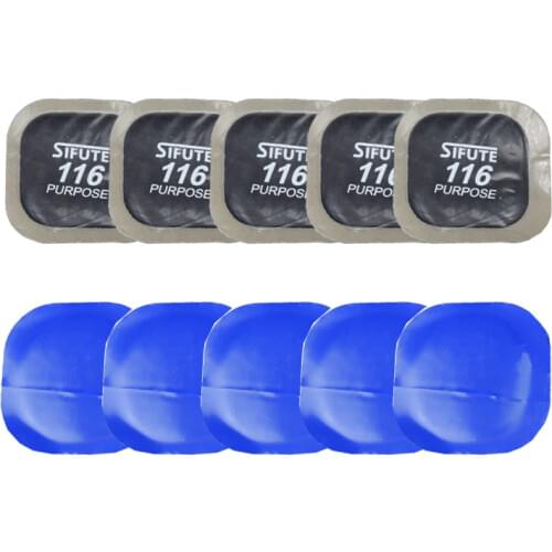 20 Pieces / Box 55mm Square Nature Rubber Tire Repair Patch / Tyre Repair Patch / 20PCS/BOX Tire Repair Tools