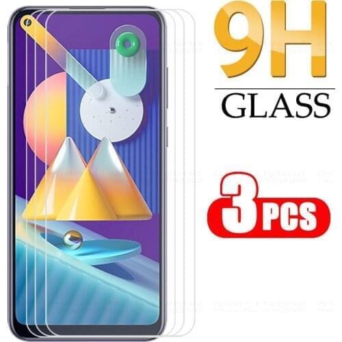 3pcs Screen Protector For Samsung M 11 Tempered Glass For Samsung Galaxy M11 2020 SM-M115F M115 6.4" Protective Film Cover 9h