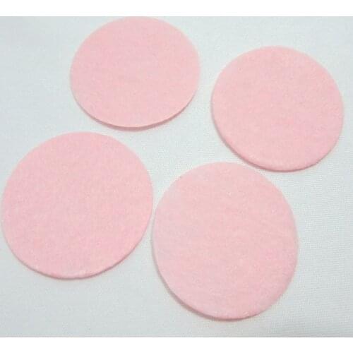 300pcs 30mm PINK Padded Felt round shape craft/ DIY Appliques Clothing decoration Scrapbook A152*3