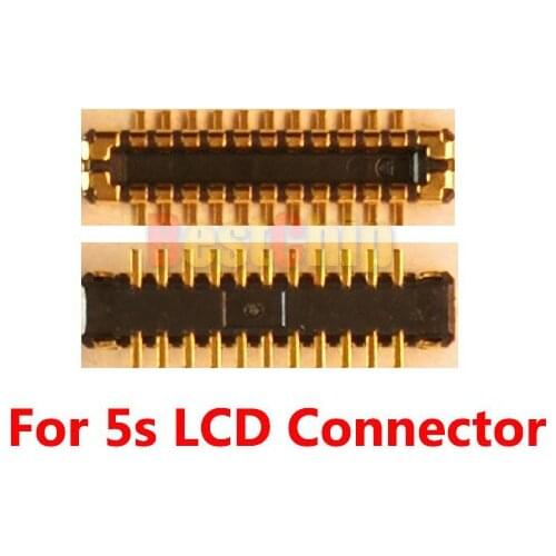 50pcs/lot J5 for iphone 5S LCD Display FPC Connector on motherboard