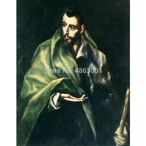 5D DIY Diamond Painting Apostle St.James the Geater by El Greco Mosaic Pasted Embroidery Cross Stitch Kits Diamond Embroidery