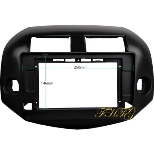 Car Radio Fascia,gps navigation fascia panel is suitable for 2006-2012 TOYOTA RAV4(10.1 INCH) , Double Din Car Audio Frame