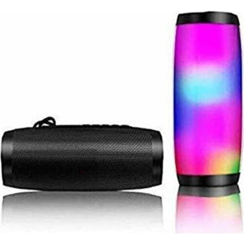 Wireless Speaker Bluetooth Speaker Illuminated Sound Bomb Tg 157 Black