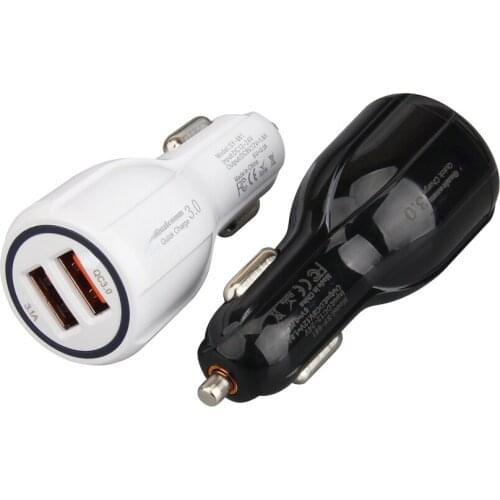 Qucik Charge 3.0 Fast USB Car Charger for iPhone 7 8 Plus X XS MAX Phone Charger for Xiaomi Redmi Note 10 for Samsung S8 S9 S10