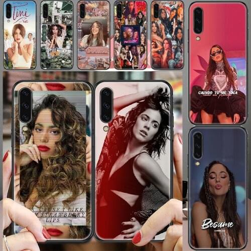 Tini Stoessel Phone case For Samsung Galaxy A 3 5 7 8 10 20 21 30 40 50 51 70 71 E S 2016 2018 4G black 3D cell cover fashion