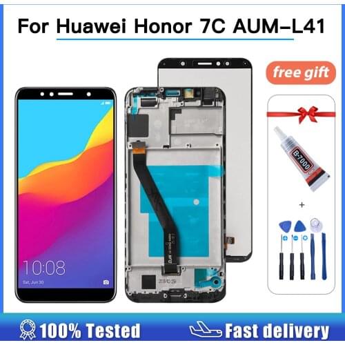 For Huawei Honor 7C LCD Display+Touch Screen Russian Version AUM-L41 5.7inch New Digitizer Replacement for Honor 7C LCD Display