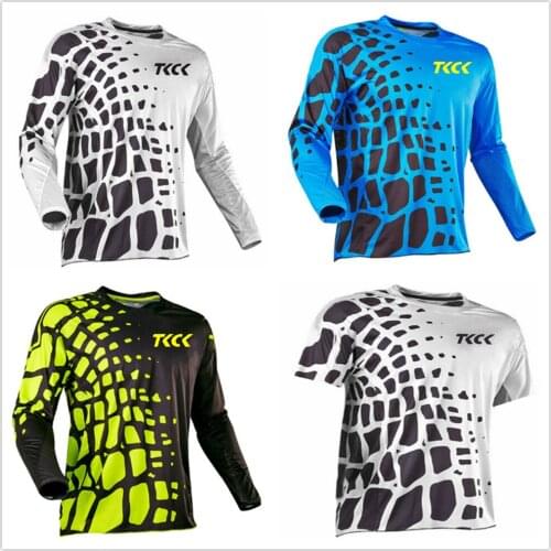 TKCK Maillot de motocross jerseys para maillot ciclismo mountain bike jersey mtb BMX DH mountain sweatshirt cycling men shirt