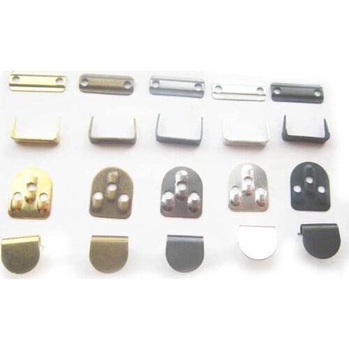 Brass trousers hook and bar 4 parts for a set plating colors pass needle detective eco-friendly lead free