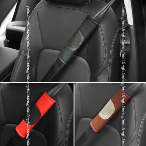 2pcs For Jaguar E-PACE XE F-PACE XFL Car Safety Seat Belt Shoulder Pads Cover decoration Car accessories