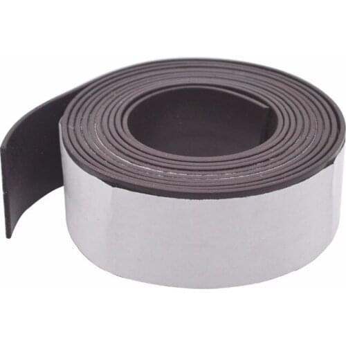 Newest Adhes flexible Magnetic strip, 25x1.5mm, 1meter/pack Education magnet, one side is N, the other side is S