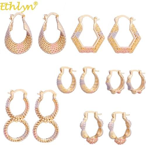 Ethlyn New Arrival Ethiopian/ Arab/Middle East Multicolor Clip Earrings for Women/Ladies/Girls/Mother Gifts E202