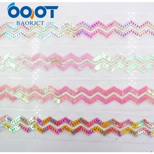 OOOT BAORJCT I-19503-1149,60mm Colorful Shiny Glitter Sequin Yarn Ribbons,DIY Hairbows Accessories Wedding Party Decoration 2y