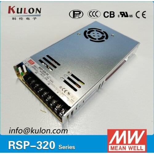 Original MEAN WELL RSP-320-5 300W 60A 5V meanwell Power Supply with PFC function