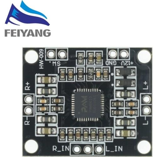 1PCS PAM8610 2x15W amplifier board digital two-channel stereo power amplifier board miniature