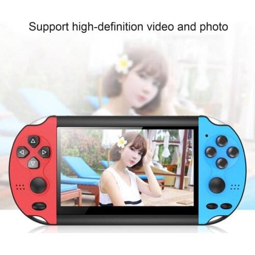 Handheld Game Console 5 Inch 128bit Nostalgic Display 8G Double-rocker Classic Game Retro Mini Handheld MP5 Video Game Console