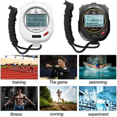Professional Digital Stopwatch Timer Multifuction Portable Outdoor Sports Running Training Timer Chronograph Stop Watch