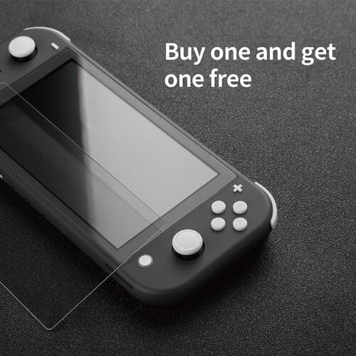 Gulikit NS12 Clear Tempered Glass Ultra HD Screen Protector Film Easy Install Protector For Nintend NS Switch Lite Console