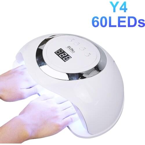 UV LED Nail Lamp for Manicure Nail Dryer 60Pcs LEDs Lamp for Gel Polish Drying Lamp for Nail Home Use And Salon Nail Art Tools