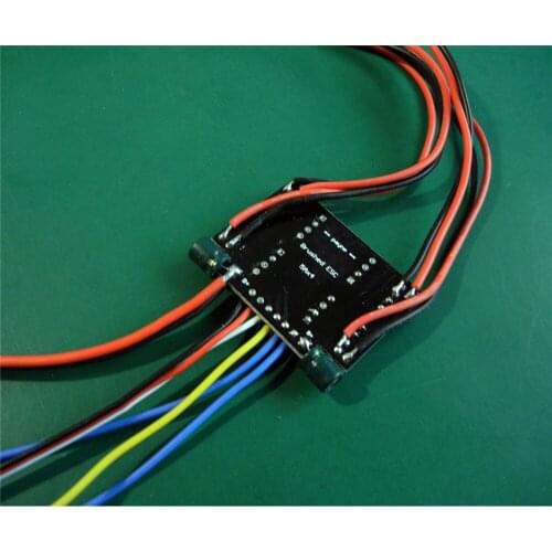 1PC 4CH Two Way Brushed ESC Motor 5Ax4 Bidirectional Electronic Speed Controller ESC for 16:1 Tank Model Spare Part