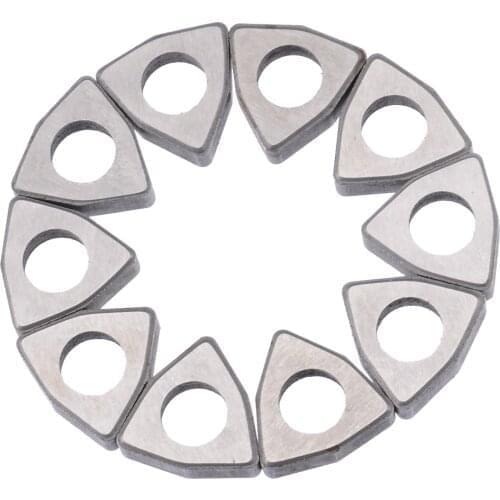 10pcs MW0804 Carbide Insert Shim Seats Tightening Screw Knife Pad for CNC Lathe Turning Tool Holder Boring Bar