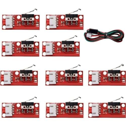 10 x Mechanical Endstop Limit Switch End Stop with 22AWG Cable for RAMPS 1.4 3D Print Limit Switch