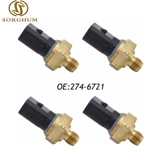 4PCS 274-6721 2746721 Pressure Sensor Fits for Caterpillar Heavy Equipment