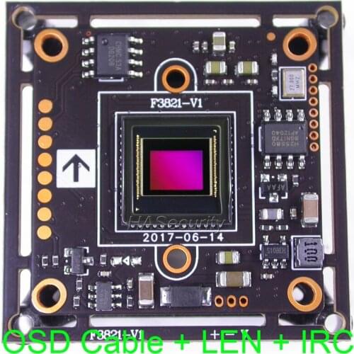 5.0MP / 4.0MP AHD 1/2.5" Aptina AR0521 CMOS image sensor + FH8538M CCTV camera module PCB board (UTC) +OSD cable +LENs +IRC